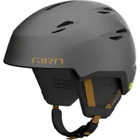 Giro - Casco da sci/snowboard - Grid Spherical Metalic Coal/Tan - Taglia 55.5 - 59 cm - Nero