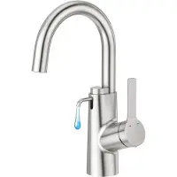 Sonstiges Rubinetto monocomando girevole a 360° con dispenser per sapone, in acciaio inossidabile, per cucina/bagno