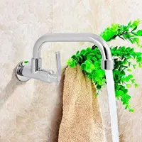 Sonstiges Rubinetto a parete per acqua fredda, attacco G1/2, corpo in ottone, tubo in acciaio inossidabile, lunghezza 25 cm