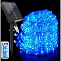 OEM Catena luminosa a LED solare, 22 metri, 200 LED, 8 modalità, grado di protezione IP65, per uso esterno