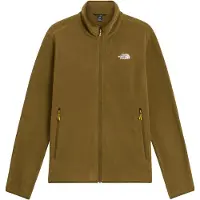 The North Face - Pile con cerniera - M Glacier Fleece Jacket Caraway Seed in Poliestere Riciclato - Taglia L - Marrone