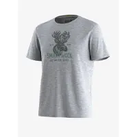 Smartwool Moose Mode Active Short Sleeve Graphic Tee Maglia merino Uomo (S, grigio)