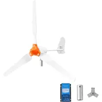 Vevor La turbina eolica orizzontale VEVOR da 1200W a 24V, dotata di regolatore ibrido solare, è adatta per applicazioni in ambito residenziale e nautico.