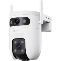 Ezviz Telecamera IP C9c con doppio obiettivo, risoluzione 2x5 MP (3K), Wi-Fi 6, controllo panoramico-inclinazione-zoom (PTZ) e visione notturna