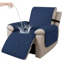 Merkloos Solidchoice - Copertura impermeabile per poltrona relax, blu scuro
