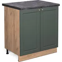 Vicco Mobile lavello cucina Fame-Line Verde-oro rustico 80 cm , PL Antracite, Model 45918