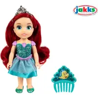 JAKKS Pacific 6 Bambole + Pettine Spedizione Casuale Principesse Disney Assortito 15 Cm