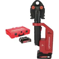 Rothenberger Macchina crimpatrice a batteria Romax Compact III Set base 1 18 V 19 kN ( 1000004267 ) + 1x batteria ricaricabile 2,0 Ah + caricatore