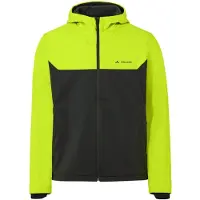 Vaude Qimsa Hooded Softshell Jacket II Giacca ciclismo Uomo (XL, verde/nero)