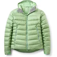 Rab Women's Electron Pro Hoody Giacca in piumino Donna (40, verde)