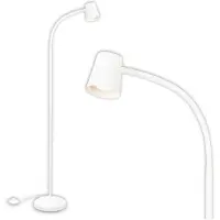 Briloner Piantana Skriva, regolabile, GU10, bianco