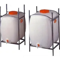 Graf Supporto impilabile verniciato grigio. 160 mm per fusti da 150 litri