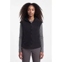 CMP Women's Vest Fix Hood 36P4566 Gilet in pile Donna (M, nero)