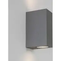 Astro Apparecchio bidirezionale Chios con grado di protezione superiore, Variante: 2 x 6 W, grigio