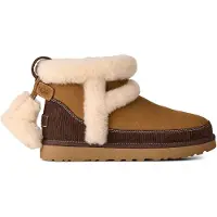 Ugg per donna. 1180434 Stivaletti in pelle Classic Mini Heritage marrone (41), Basso, Nessuno, Casual