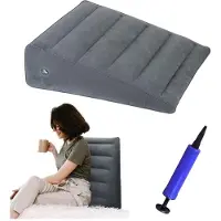 Merkloos Omgoods - Cuscino triangolare gonfiabile per un sonno confortevole