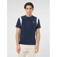 FILA Empoli Regular Blocked Towelling T-shirt Black Iris-egret Taglia: L | Magliette basic Outlet | Uomo | Nero