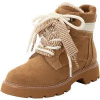 Tamaris Stivaletto stringato beige chiaro / seppia
