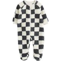 Next Tutina / body per bambino antracite / bianco
