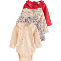 Next Tutina / body per bambino crema / arancione chiaro / rosso / bianco