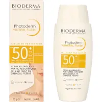 Bioderma Photoderm Mineral Fluide SPF50+ - water-resistant mineral face protezione solare fluid 75ml