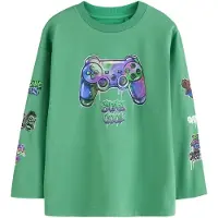 Next Maglietta verde / lilla / blu violetto / bianco