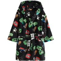 Next Accappatoio 'Minecraft' verde chiaro / rosso / nero / bianco