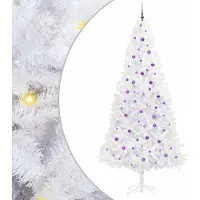 Syfax Albero di Natale artificiale Bianco 300 cm PVC e Acciaio