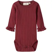 Lil´ Atelier Tutina / body per bambino rosso scuro