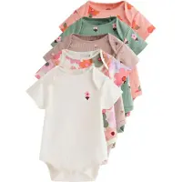 Next Tutina / body per bambino écru / mocca / verde chiaro / albicocca / bianco