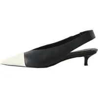 Next Décolleté sling 'Forever Comfort' nero / bianco