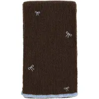 We fashion Sciarpa marrone scuro