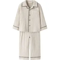 Lil´ Atelier Pigiama beige / grigio / nero