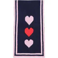 Love & roses Sciarpa navy / rosé / rosso acceso