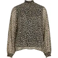 Vila Top 'FALIA' beige / marrone