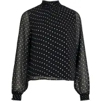Vila Top 'FALIA ' beige / nero