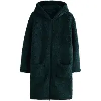 Next Accappatoio lungo verde scuro