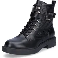 GUESS Stivaletto stringato 'Fellini' nero
