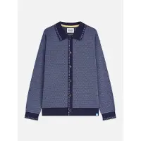 Scotch & Soda Polo Dropped Shoulder Cardigan Navy Taglia: XL | Cardigan Outlet | Uomo | Blu