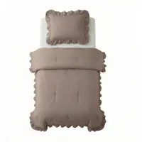 Royal Textile Sacco copripiumino Sleeptime Lazy, colore taupe, 140 x 200 cm