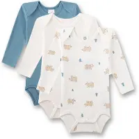 Sanetta Tutina / body per bambino beige / blu