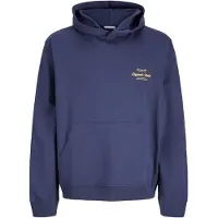 Jack & Jones Felpa Con Cappuccio Stampa Sul Retro