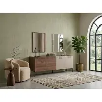 JVmoebel Credenza moderna con 2 specchi: raffinata, funzionale ed elegante