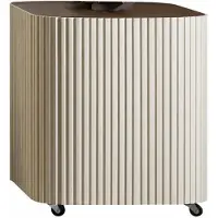 JVmoebel Elegante tavolino quadrato con superficie a coste