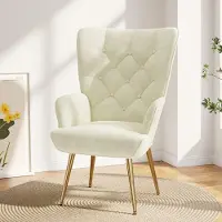 Selius Poltrona – Sedia relax – Design mid-century – Rivestimento in velluto – Seduta in memory foam