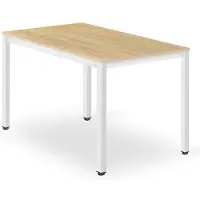 Merkloos Scrivania regolabile in altezza, dimensioni 120x60 cm, ideale per casa e ufficio