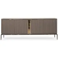 JVmoebel Konsole: Credenza moderna con motivi in marmo, gambe in metallo, ideale per la sala da pranzo
