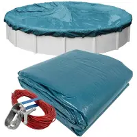 Selius Copertura per piscine interrate, 30 piedi, di qualità extra resistente, adatta per piscine fuori terra
