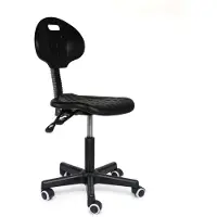 Merkloos Sedia ergonomica da lavoro - Nera, senza poggiapiedi