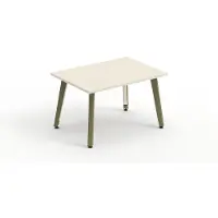 JVmoebel Tavolino da salotto moderno, con finitura effetto legno e gambe in metallo
